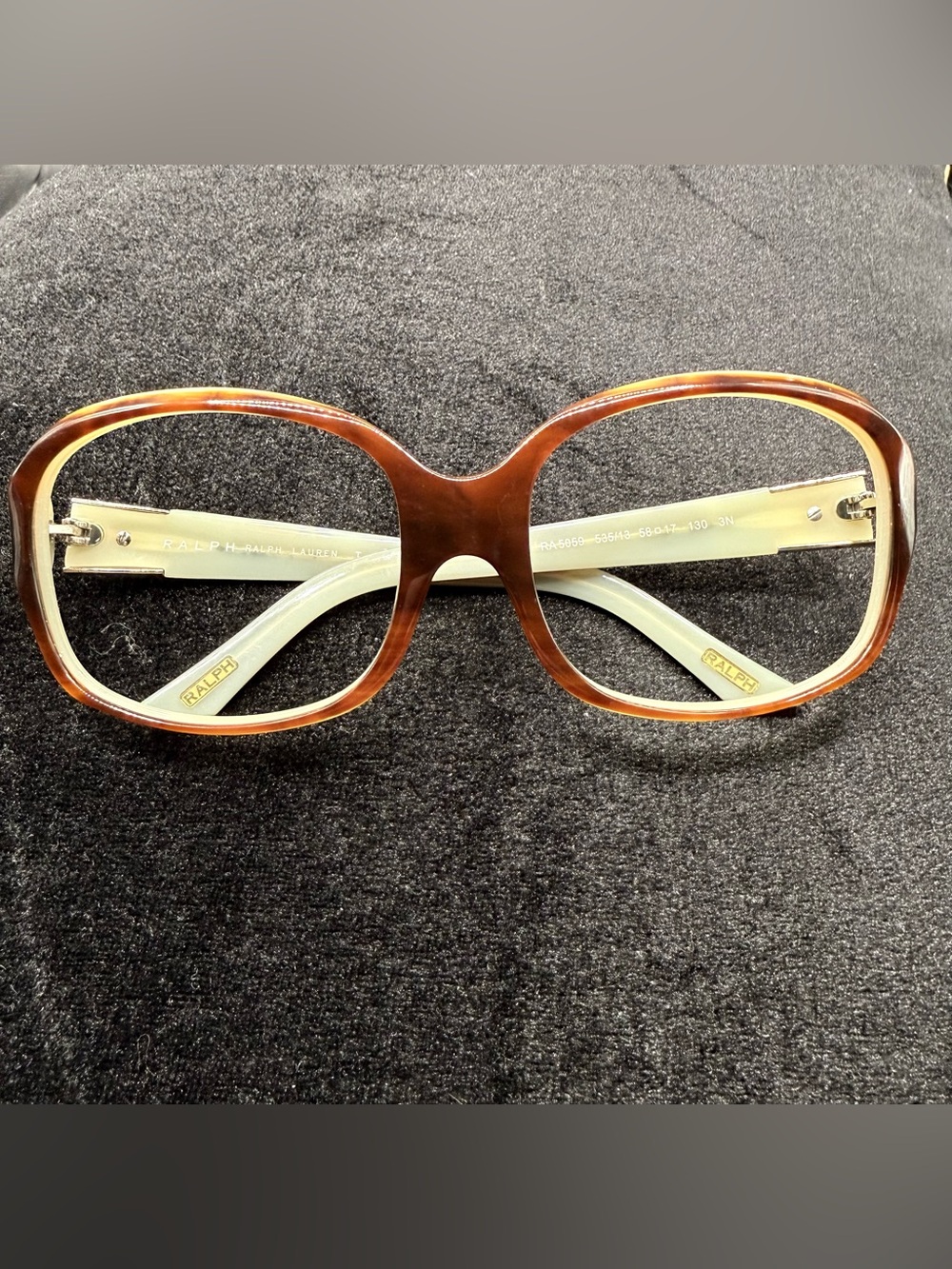 RALPH Ralph Lauren RA 5059 535/13 Tortoise Ivory Eyeglass Frames 58-17-130